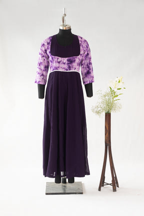 Midnight Sky Anarkali Set - Maternity Wear