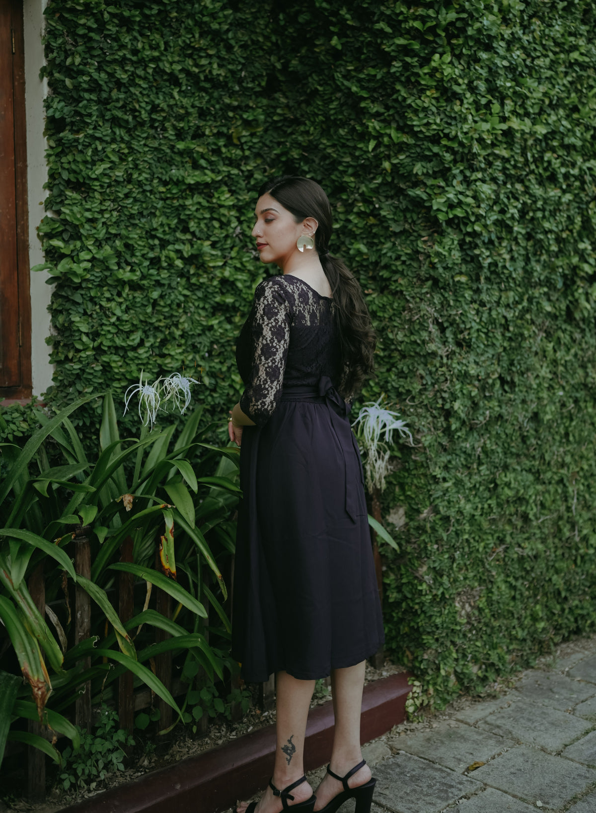 Black Lace Dress