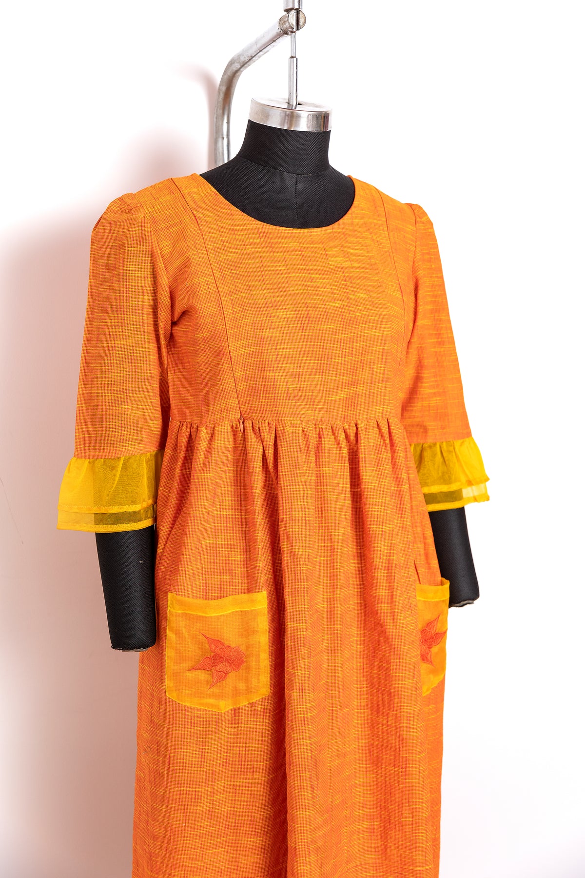 Orange Mittai Dress - Maternity Wear