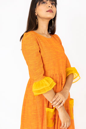 Orange Mittai Dress