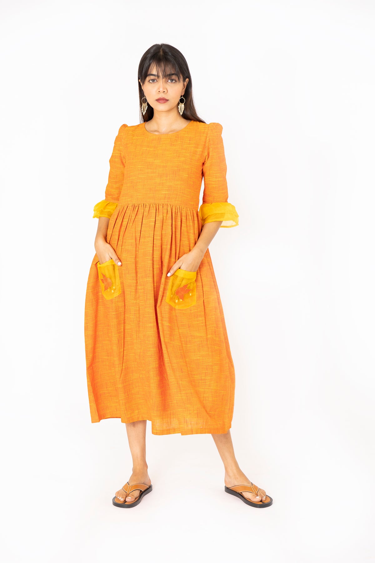 Orange Mittai Dress