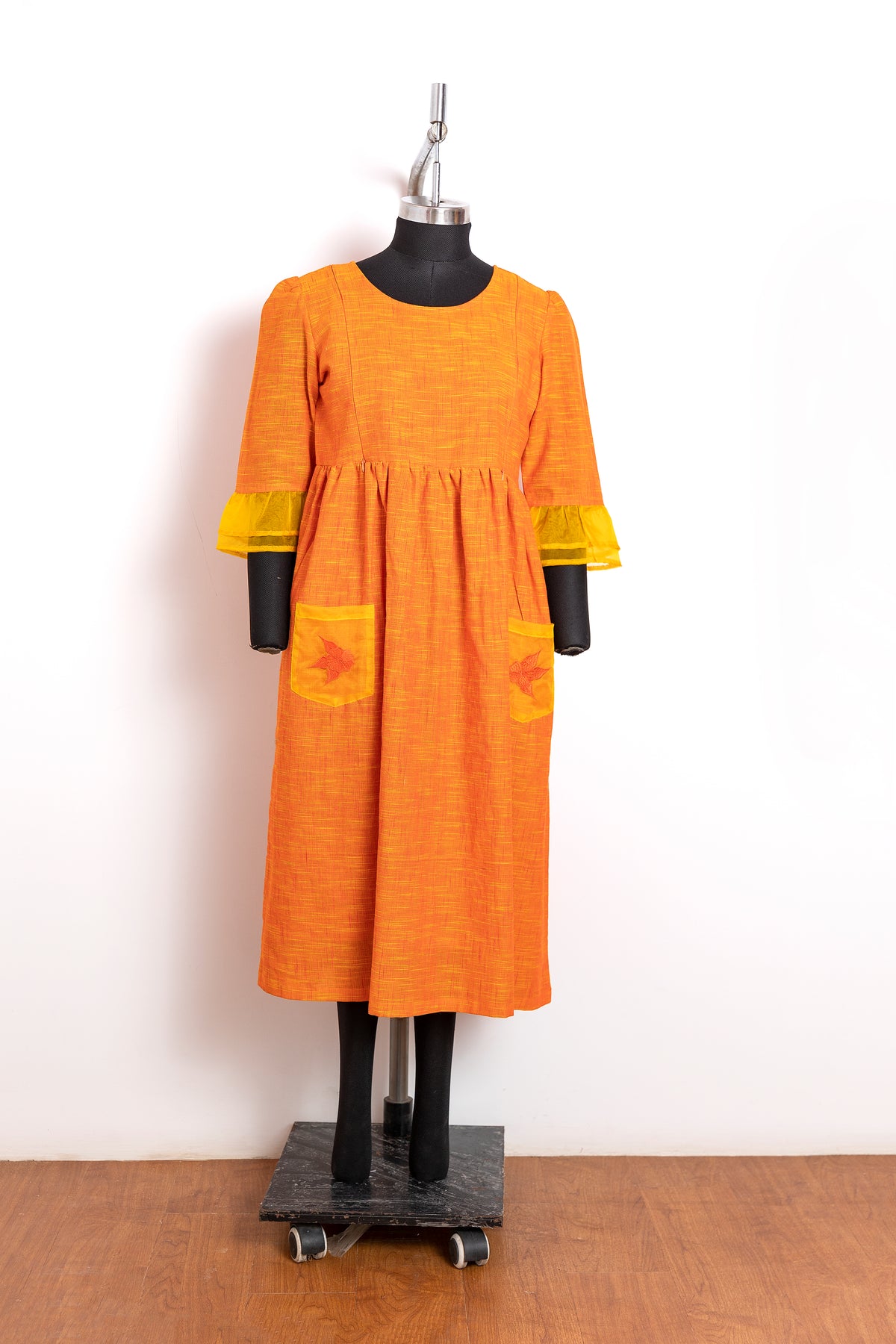 Orange Mittai Dress - Maternity Wear